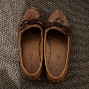Cole Haan Unisex/ Women’s Tan Leather Loafers